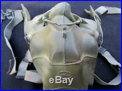 WWII US ARMY AIR FORCE USAAF A-9 Short Oxygen Mask with Juliet Harness. 1942