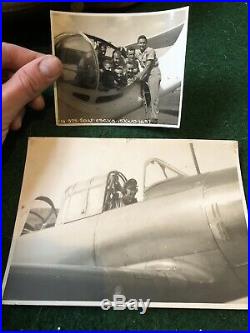WWII US Army Air Force CATALINA HERO Pilots Group Crusher Aviators Parachute