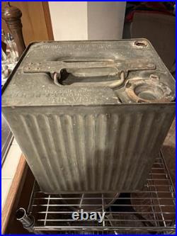WWII US Army Air Force Gas Can AIR VENT US Can Equip Co Buffalo NY Military