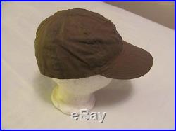 WWII US Army Air Force HBT Type A-3 mechanics cap size 7 1/2 with AAF ink stamp