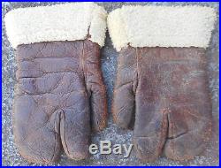 WWII US Army Air Force Leather Bomber Jacket Type D-1 Trousers Gloves