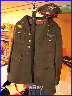 WWII US Army Air Force Officer's Uniform William Gannett USA World War 2