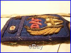 WWII US Military AAF Desert Air Force Bullion Wool Patch Original