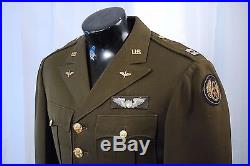WWII U. S. ARMY AIR CORPS CBI/8th AIR FORCE OFFICERS UNIFORM JACKET