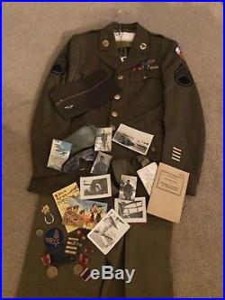 WWII Uniform Group B-26 Tailgunner 9th Air Force