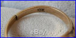 WWII United States US Army Air Force 10K Gold Ring Estate Find size 5.25 pinky