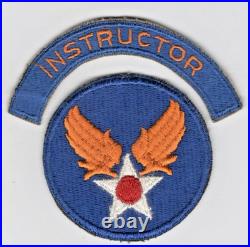 WW 2 US Army Air Force Instructor Patch & Tab Inv# C868