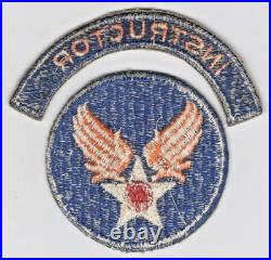 WW 2 US Army Air Force Instructor Patch & Tab Inv# C868