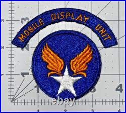 WW 2 US Army Air Force Mobile Display Unit Tab & White Star Patch Inv# K8133
