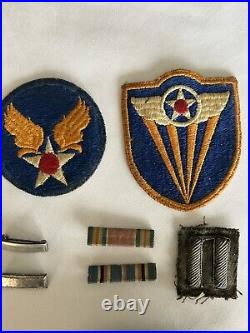 WW II Lot Air Force Pins Patches USA