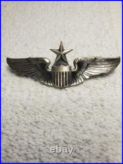 WWll United States Air Force (USAF) Senior Pilot Wings badge