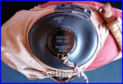World War 2 army air force fighter pilot summer helmet with speakers World War 2 army air force fighter pilot summer helmet with speakers