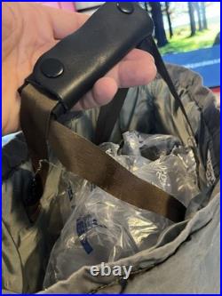 World War II Bag, Protective, Helmet Air Force Pilot 1940s Conmar Zipper 1940s