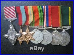 Ww2 1944 Air Force Cross Afc Medal Group East Africa 1940-41