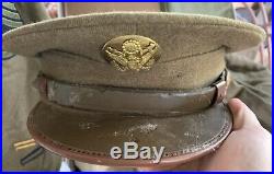 Ww2 Named IDD 8th Air Force Grouping Uniforms Caps