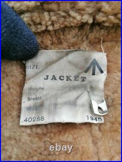 Ww2 RAF Irvin sheepskin flying jacket