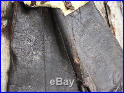 Ww2 Us Army Air Force Leather Flying Pilot Pants Cable Raincoat Co