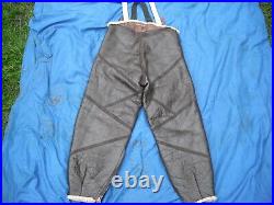 Ww2 raf usaaf sheepskin flying trousers nice condition zips work size small
