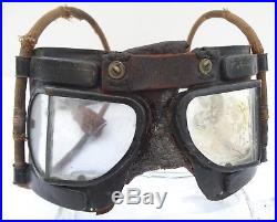 Wwii Early Mk IV Raf Pilot Flying Goggles Royal Air Force Battle Of Britain