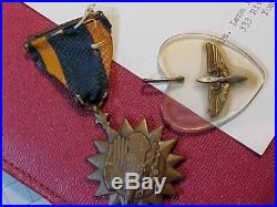 Wwii Kia 8th Air Force Bombardier Air Medal Lot 91st Bg 322nd Bs Hells Angels