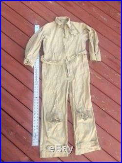 Wwii Navy Army Drybak Corp. Summer Flight Suit 38 Short Ww2 Original Air Force