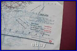 Wwii Royal Air Force Pilots Silk Escape / Evasion Map, France Europe D-day 1944
