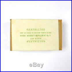 Wwii Us Army Air Forces / Usaaf Aircraft Recognition Training Slides In Box