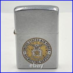 ZIPPO vintage Zippo 1975 United States Air Force Recruiting Service used confirm