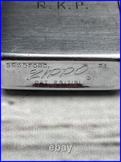 Zippo Lighter Very Rare Vintage 1967, 67th Fighter Bomber Squadron D137 Monogram